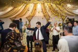 Dancing at a Dagestan wedding