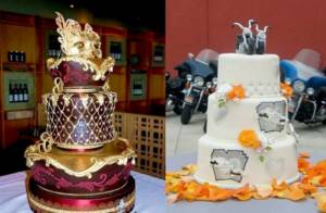 Themed desserts with mastic for a wedding