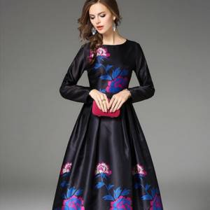 dark outfit for a wedding guest