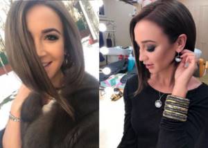Now Olga Buzova is a brunette. How long? 