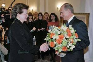 Tereshkova and Putin