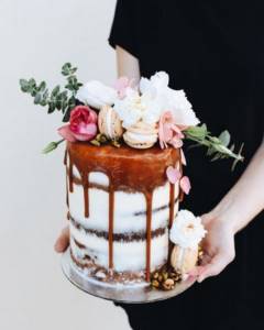 Торт на льняную свадьбу (4 года)