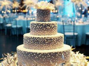 Торт на жемчужную свадьбу: идеи оформления. Жемчужное ожерелье