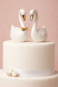 Cake with swans