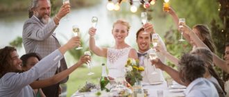 Toast parable as an alternative to wedding wishes