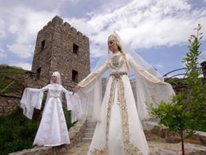 Традиционные кавказские свадебные наряды