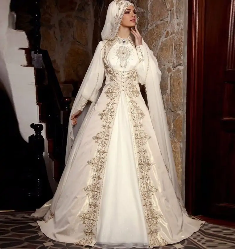 Traditional Muslim wedding dress
