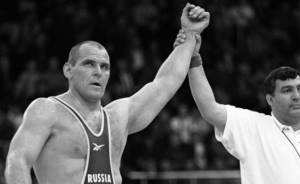 Three-time Olympic champion in Greco-Roman wrestling Alexander Karelin