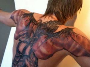 Andrey Kirilenko has an amazing tattoo