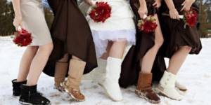 Ugg boots are perfect for a themed wedding