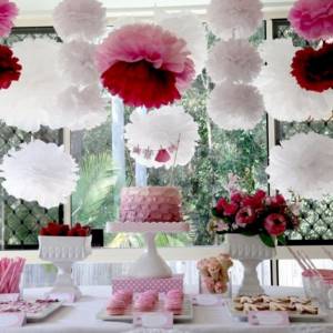 Interior decoration for a paper wedding