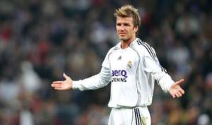 Beckham left the Spanish club in 2007