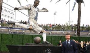 In 2021, a monument to David Beckham was erected in Los Angeles