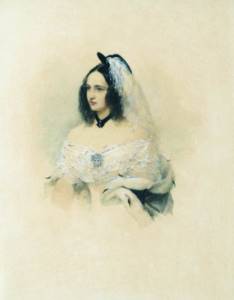 В. И. Гау. Н. Н. Гончарова (Пушкина). 1843