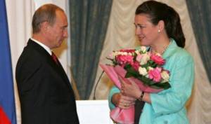 Валентина Толкунова и Владимир Путин (2007)