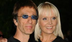 Valeria and Rob Gibb of the Bee Gees