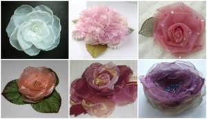 Options for making artificial flowers with your own hands