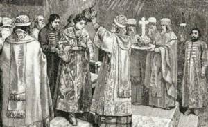 The crowning of Ivan the Terrible