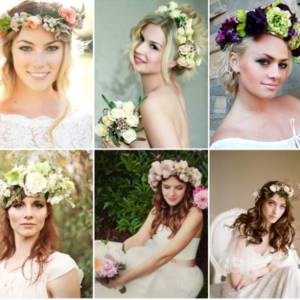 hair wreaths for a Greek wedding