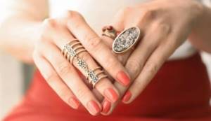 Types of jewelry rings - photos