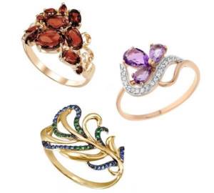 Types of jewelry rings - cocktail rings