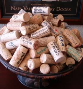 Wine corks for wishes