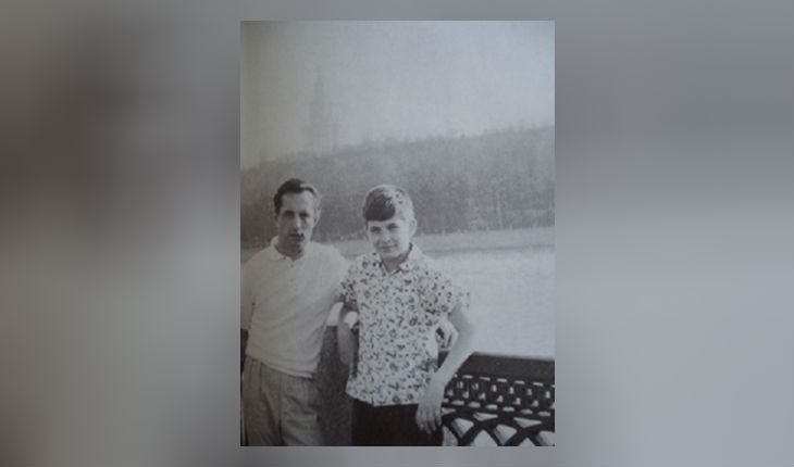 Vlad Listyev with his father Nikolai Listyev