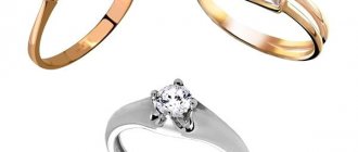 All types of jewelry rings - solitaires