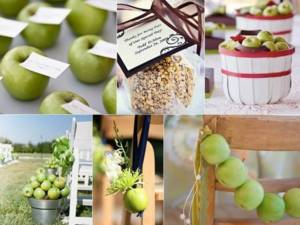 Apple decor - a beautiful wedding. Photo from the site mag.relax.by 