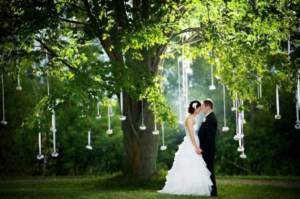 Bright wedding photo shoot with original accessories