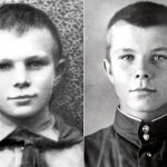 Yuri Gagarin in childhood