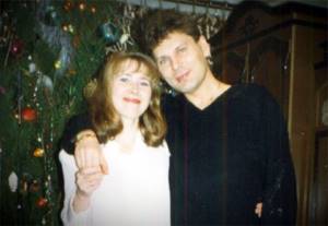 Yuri Khoy with his wife Galina Klinskikh