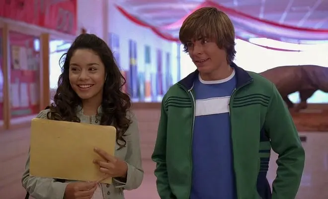 Zac Efron in the movie &quot;High School Musical&quot;
