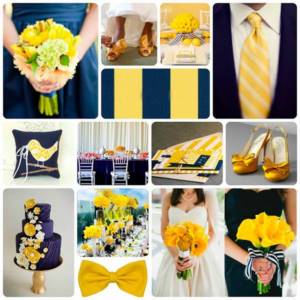 желто-синяя свадьба