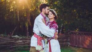 bride and groom in Belarus
