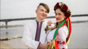 bride and groom in Ukraine