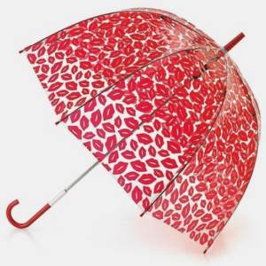 Umbrella with prints for a wedding